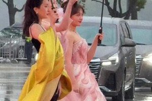 短剧荧光之夜红毯翻车：王格格封神，姜十七科技脸引争议