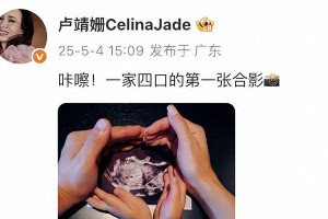 韩庚夫妇B超照官宣二胎，明星家庭示范效应引热议
